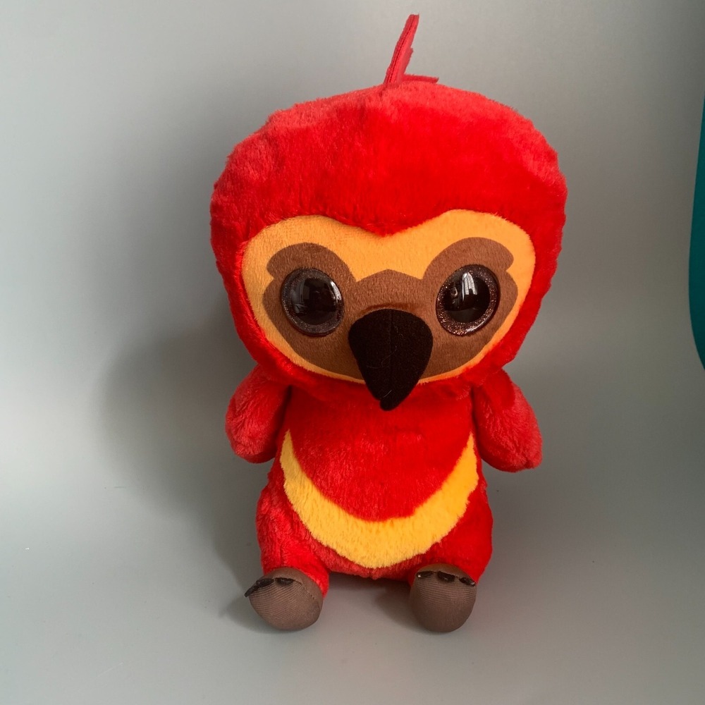 Harry Potter Wizarding World Fawkes Phoenix Plush Red Glitter Eyes Just Play Toy